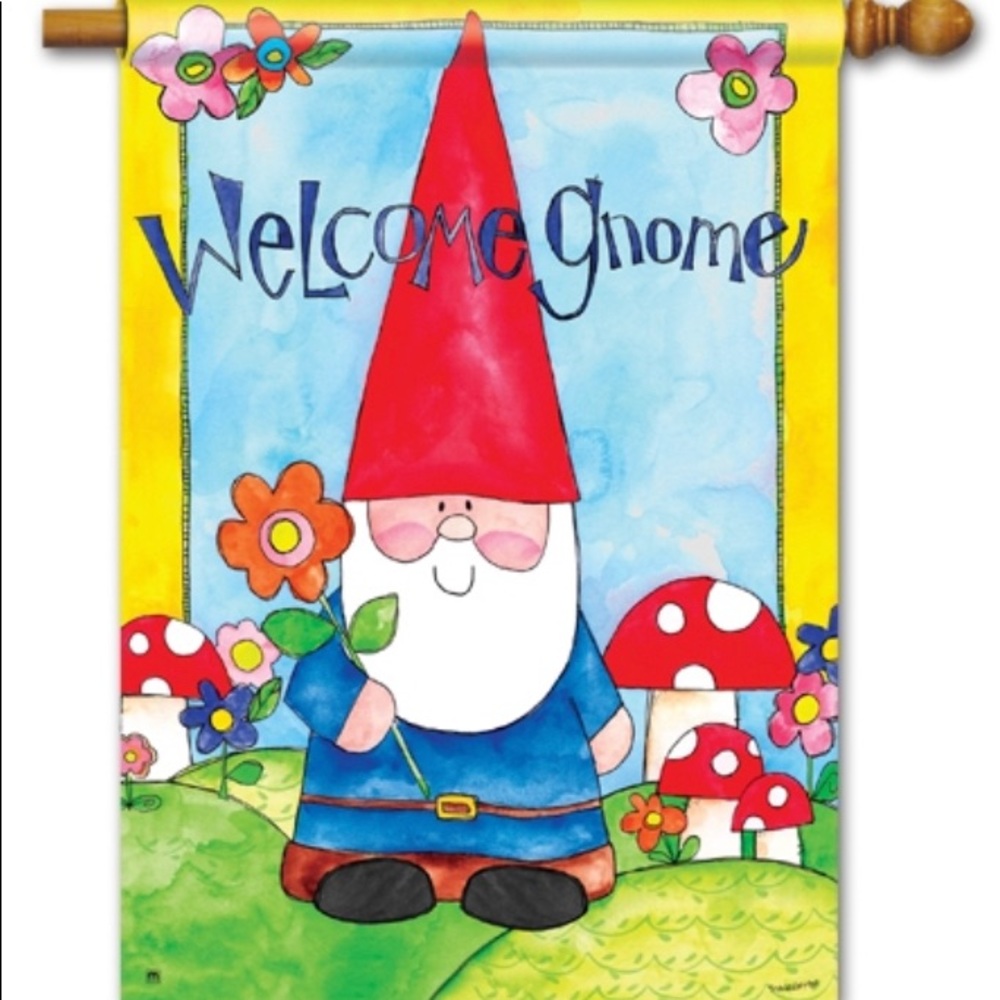 Welcome Ghome Home Flag 19X13
